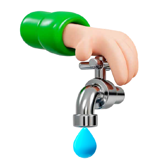 menos agua