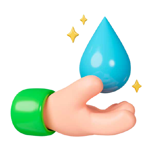 menos agua